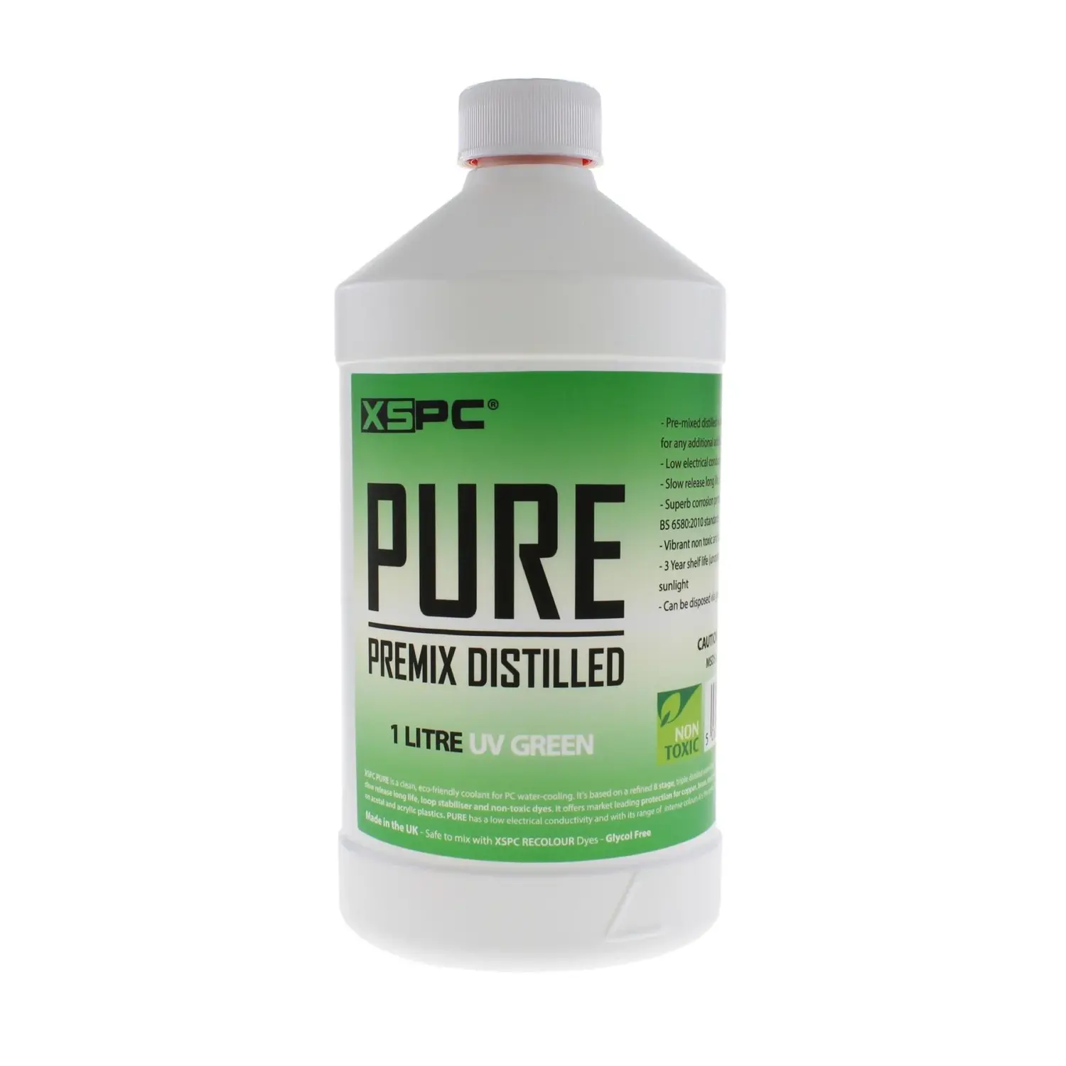 XSPC PURE Premix Distilled Coolant - UV Green