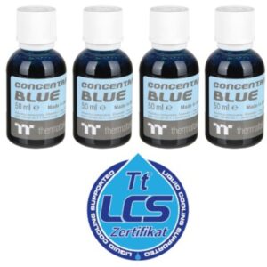 Thermaltake TT Premium Concentrate – Blue Coolant Dye (4x 50 ml Bottles)