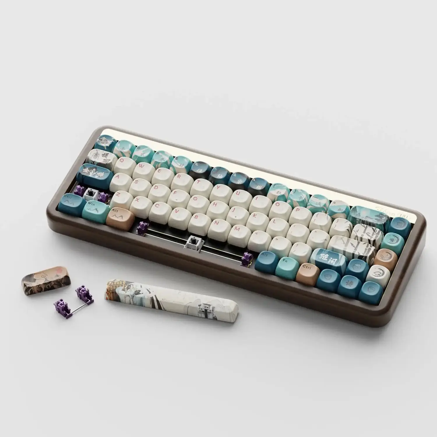 AKKO MU01 Joy of Life Gaming Keyboard, RGB - 65%, Botany Switches, ANSI Layout (US) - Image 4