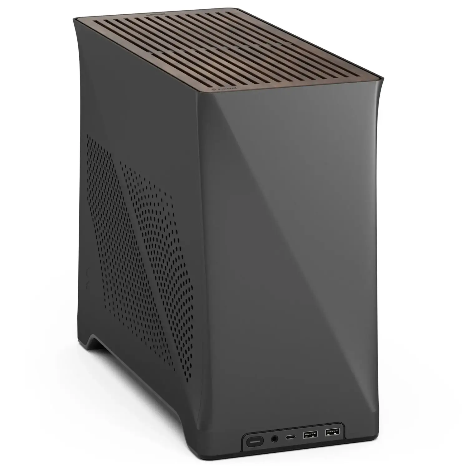 Fractal Design Era 2 Mini-ITX Case, Walnut Wood Panel – Grey