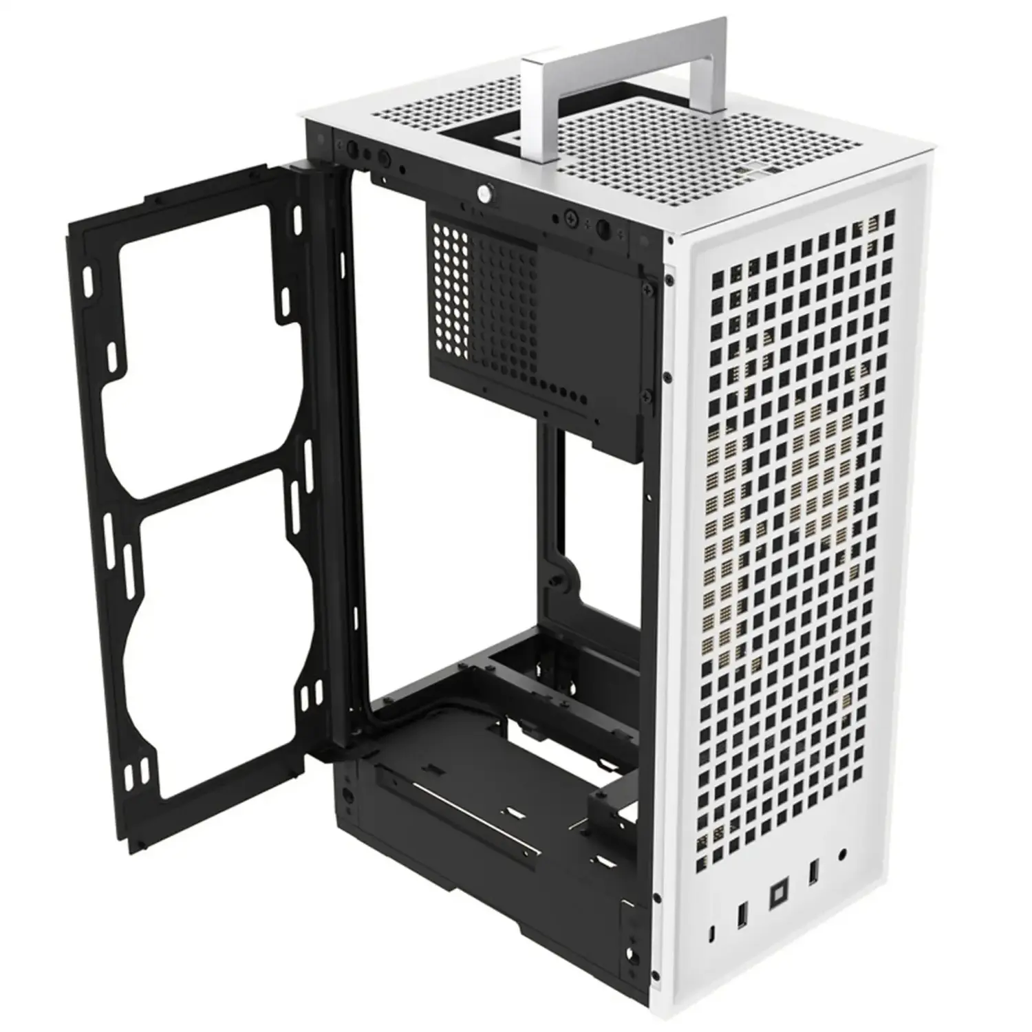 Hyte Revolt 3 Premium ITX Small Form Factor Case - White - Image 2