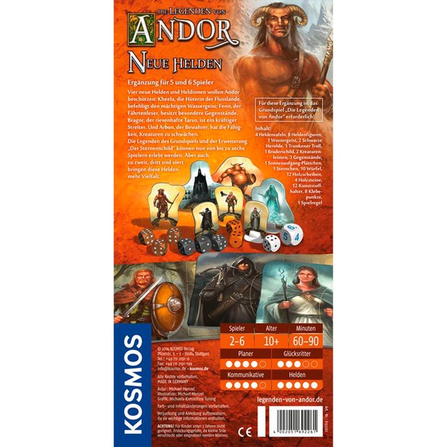 Die Legenden von Andor - Neue Helden 5-6 Spieler (Erweiterung) - Image 2