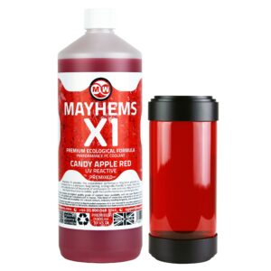 Mayhems X1 Eco Premixed PC Coolant UV Candy Apple Red 1 Litre