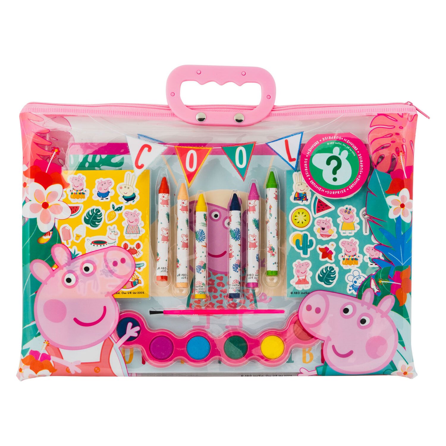 AS Drawing Set Peppa Pig Transparent Bag (1023-68002)