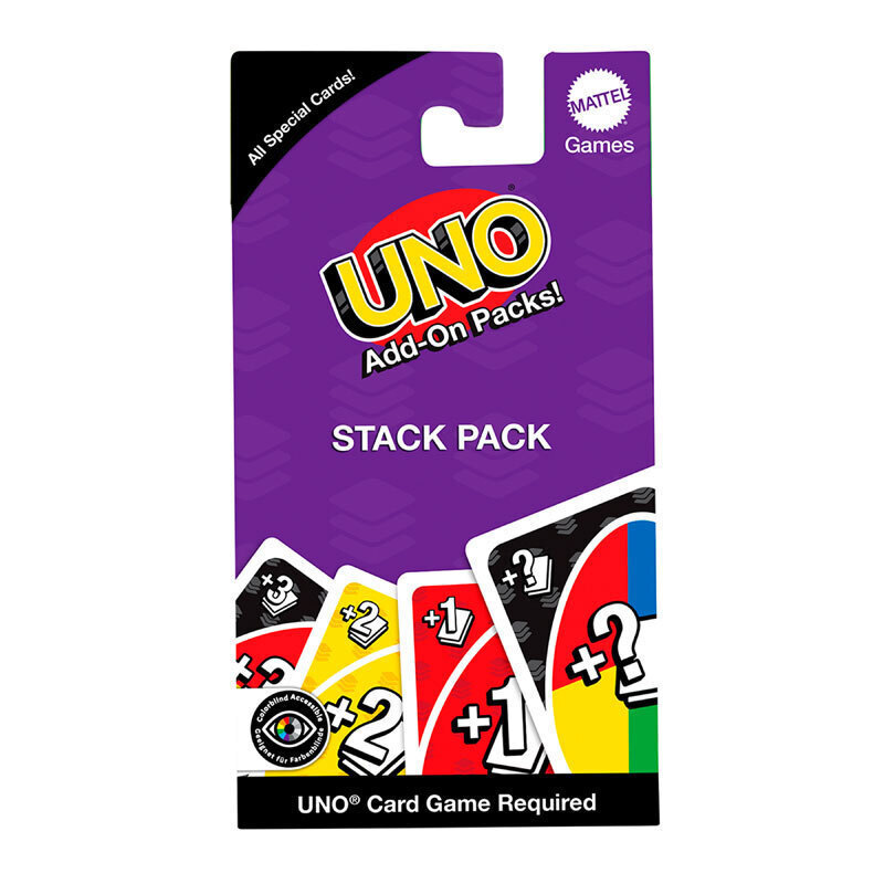 Mattel UNO: Add-On Packs Κάρτες Στοιβάγματος (JCV58)