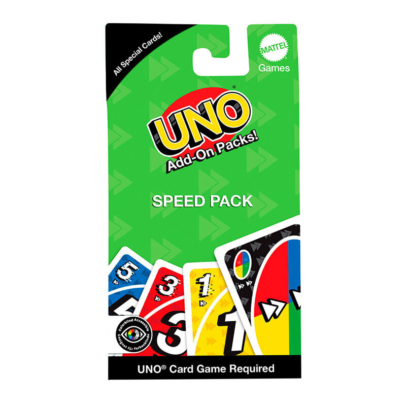 Mattel UNO: Add-On Packs Κάρτες Ταχύτητας (JCV57)