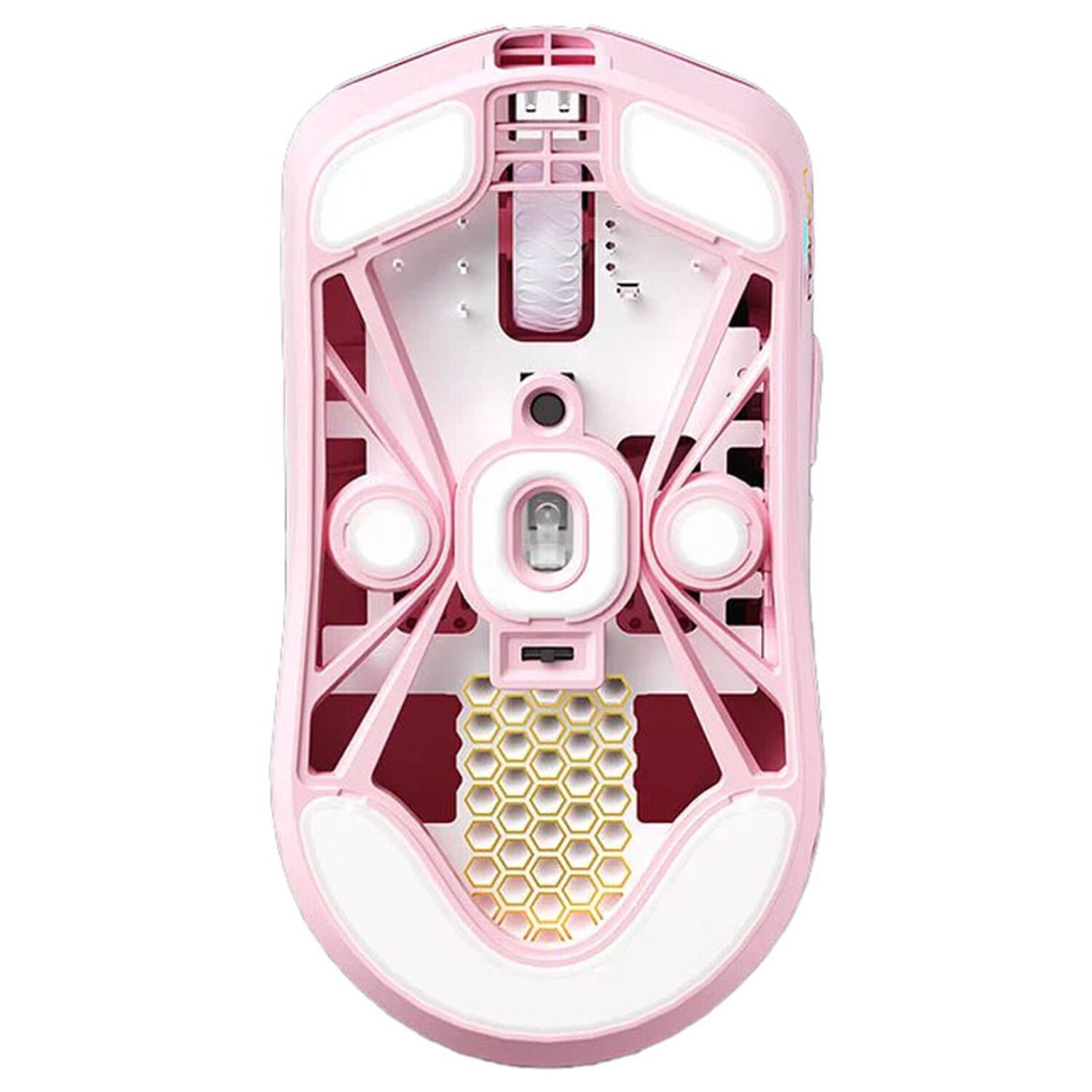 Lamzu Maya X Gaming Mouse 8K Wireless - Pink - Image 4