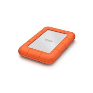 LaCie Rugged Mini 1 TB, Externe Festplatte (silber/orange, Micro-USB-B 3.2 Gen 1 (5 Gbit/s))