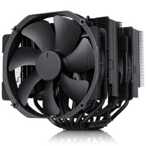 Noctua NH-D15 chromax.black – Dual Tower Flagship CPU Cooler (All-Black Edition, Ultra-Quiet Performance)