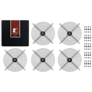 Noctua NA-FG1-20 SX5 – 200mm Fan Grill Set with Offset Mounting and Tool-Free Installation (5-Pack)