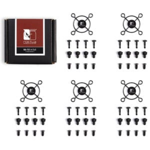 Noctua NA-FG1-4 SX5 – 140mm Fan Grills with Anti-Vibration Frame (5-Pack)