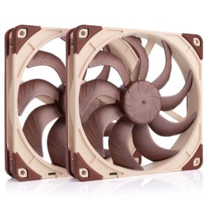 Noctua NF-A14x25 G2 PWM Sx2-PP – Dual 140mm Fans with Offset Speeds for Optimized Push-Pull Performance