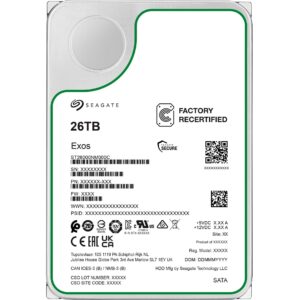 Seagate Exos X26 26 TB – Enterprise HDD 3.5" SATA 6 Gb/s (ST26000NM000C-FR)