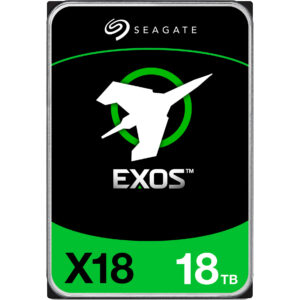 Seagate Exos X18 18 TB – Enterprise HDD 3.5" SATA 6 Gb/s (ST18000NM000J)