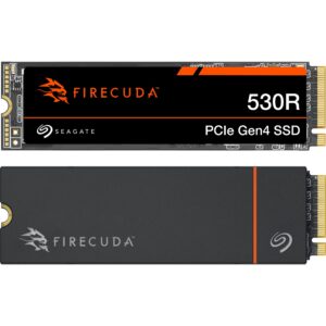 Seagate FireCuda 530 1 TB – PCIe 4.0 x4 SSD with Heatsink for PlayStation 5, NVMe 1.4 (ZP1000GM3A073)