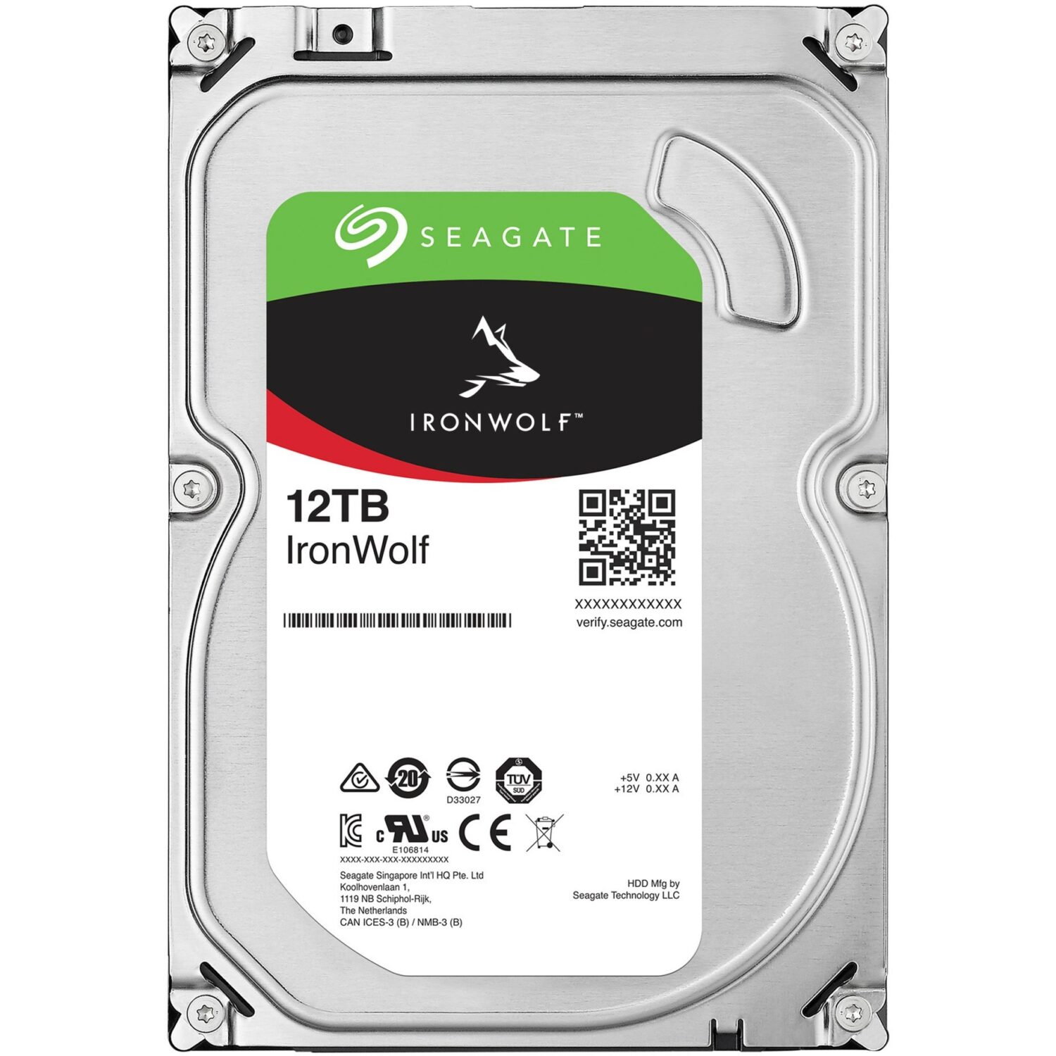 Seagate IronWolf NAS 12 TB – 3.5" SATA 6 Gb/s, CMR (ST12000VN0008) - Image 2
