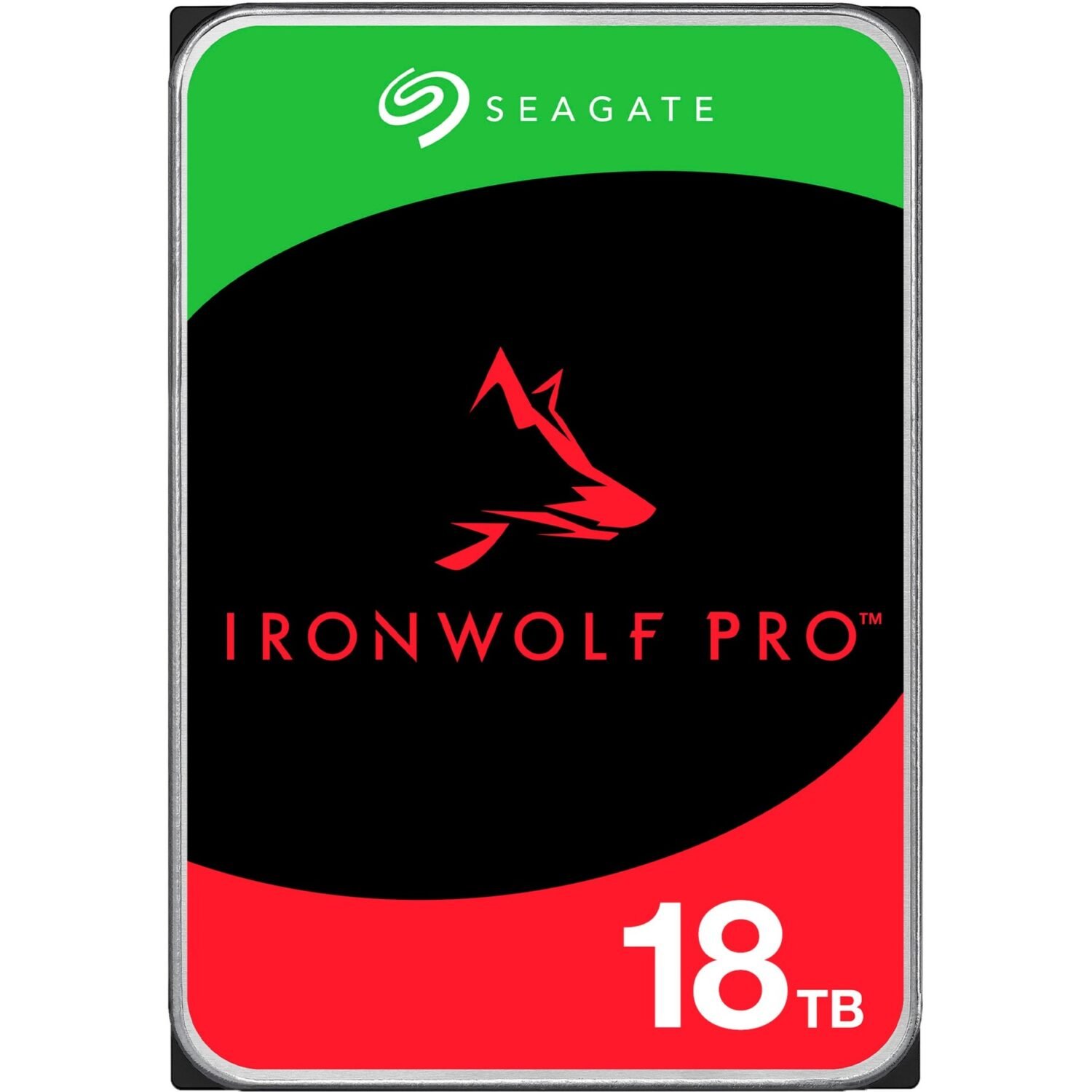 Seagate IronWolf Pro 18TB NAS HDD 3.5-Inc SATA3 7200rpm 256MB Cache for NAS (ST18000NT001)