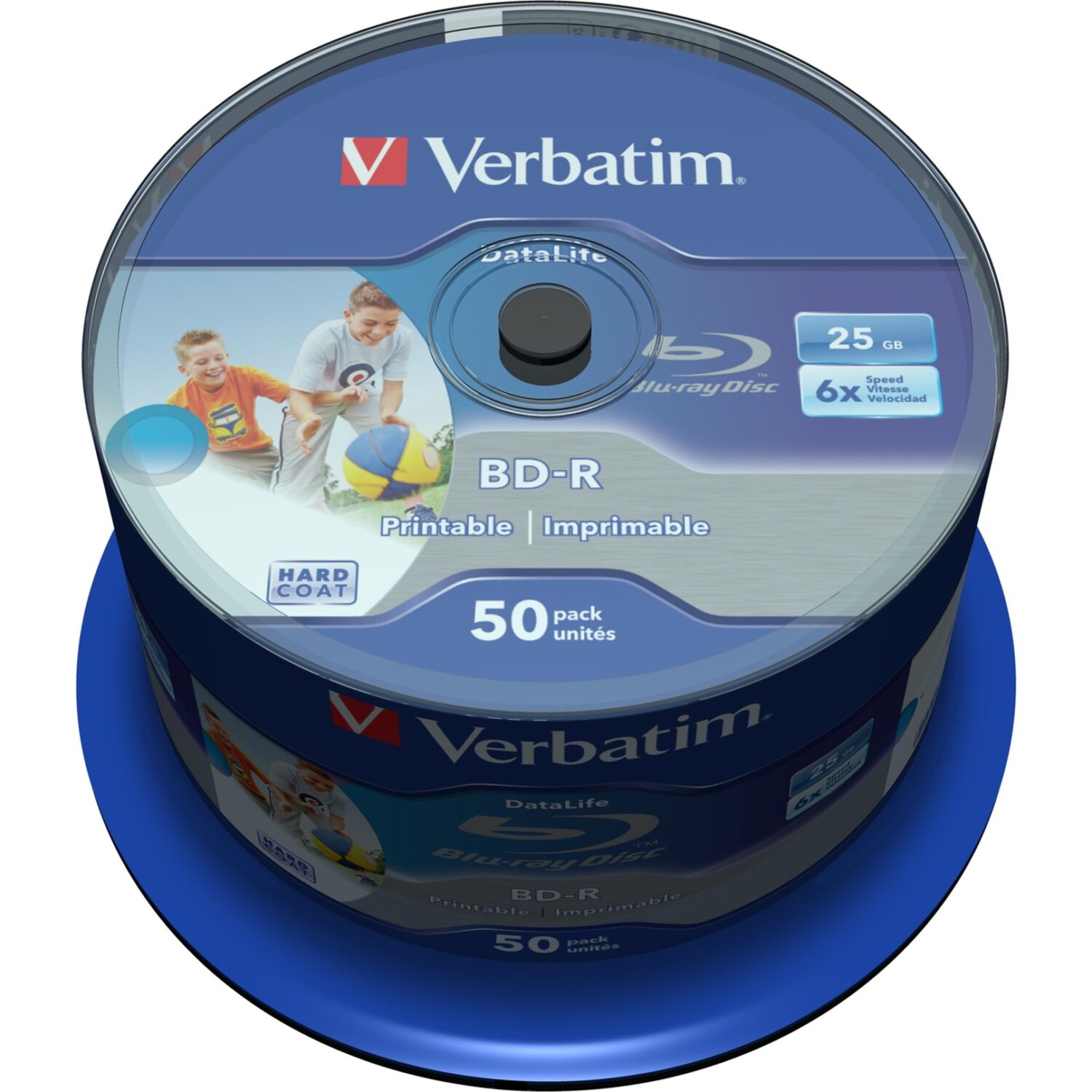 Verbatim BD‑R Datalife 25 GB 6× – 50‑Disc Spindle