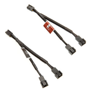 Noctua NA-SYC2 – 3-Pin Fan Y-Cable Set (3-Pin to Dual 3-Pin, Ultra-Low Noise Compatible)