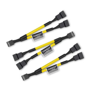 Noctua NA-SYC1.YELLOW – 4-Pin PWM Fan Y-Cable Set (Yellow, 2-Pack)