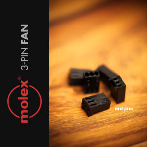 MDPC-X 3-Pin Fan Connector by Molex - Black