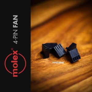 MDPC-X 4-Pin Fan Connector by Molex - Black