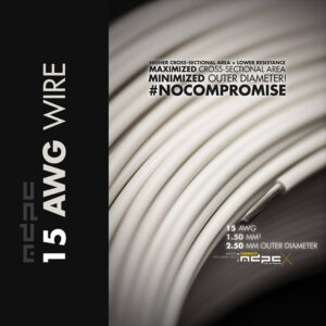 MDPC-X 15 AWG Hook-Up Wire - Creme-White