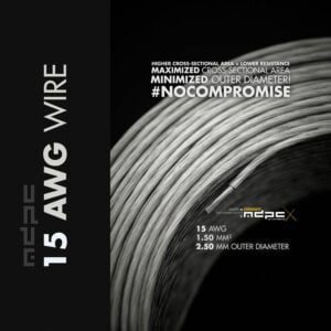 MDPC-X 15 AWG Hook-Up Wire Transparent, 1m