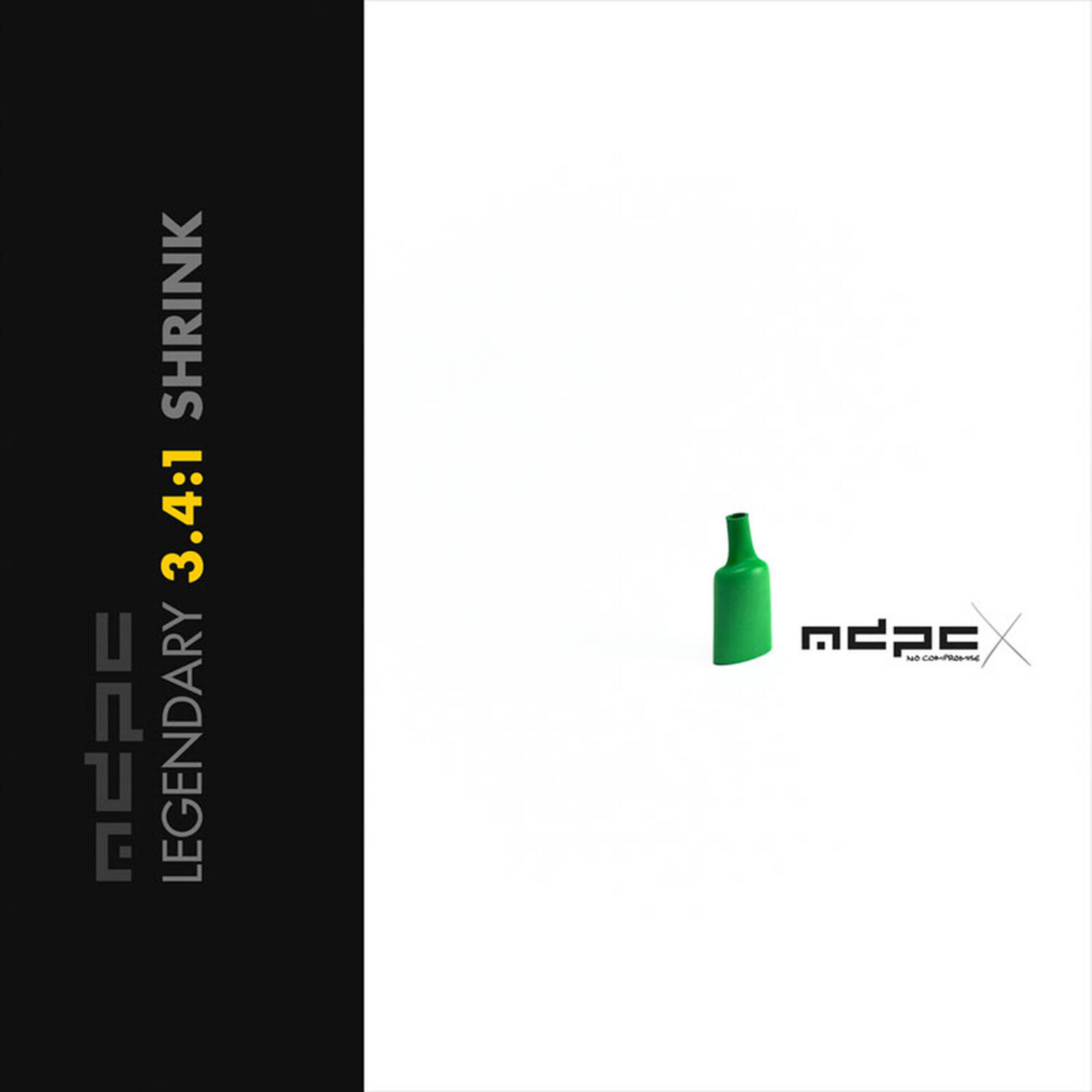 MDPC-X Heatshrink 3,4:1 SATA - Green, 0,35m