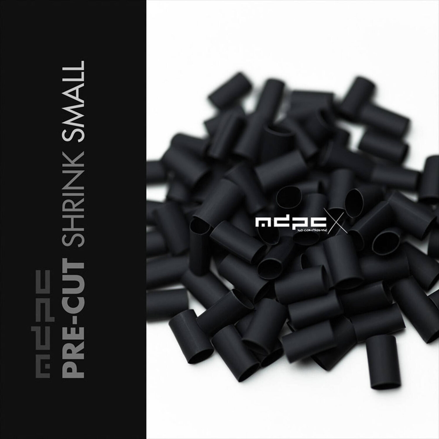 MDPC-X Pre-Cut Heatshrink 3,25:1 Small - Black, 100 pcs