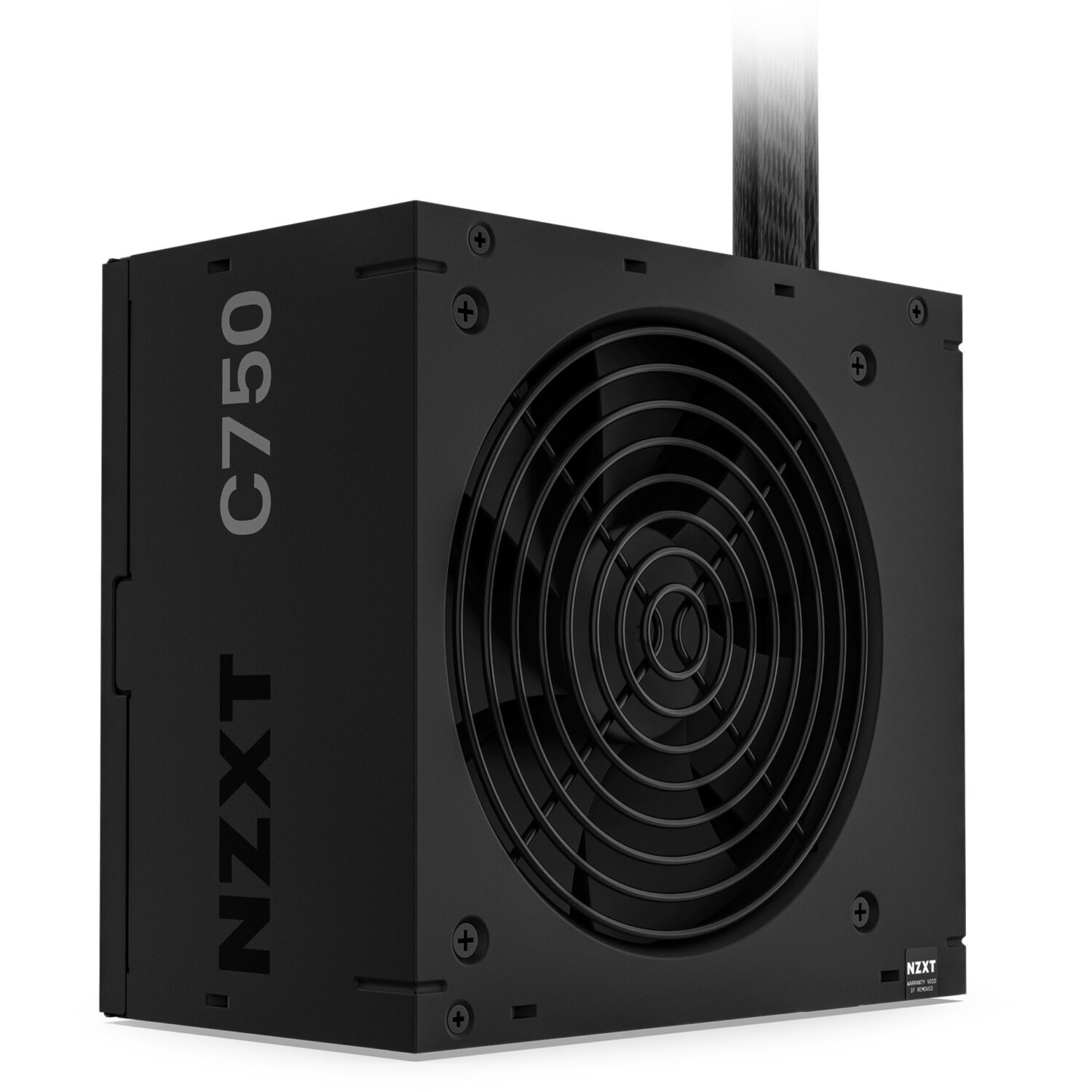 NZXT C750 – 750W 80 PLUS Bronze PSU + Modular + Compact Design (Black) - Image 2