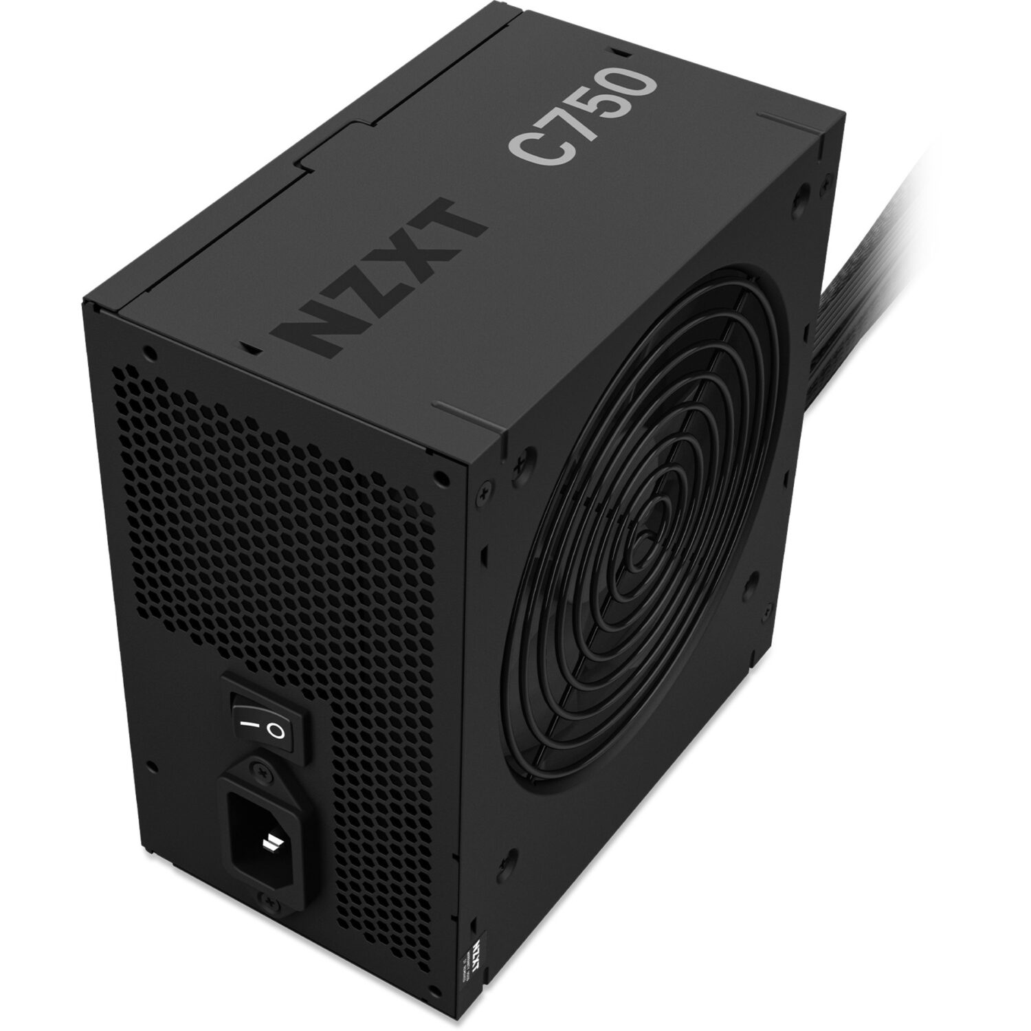 NZXT C750 – 750W 80 PLUS Bronze PSU + Modular + Compact Design (Black) - Image 5