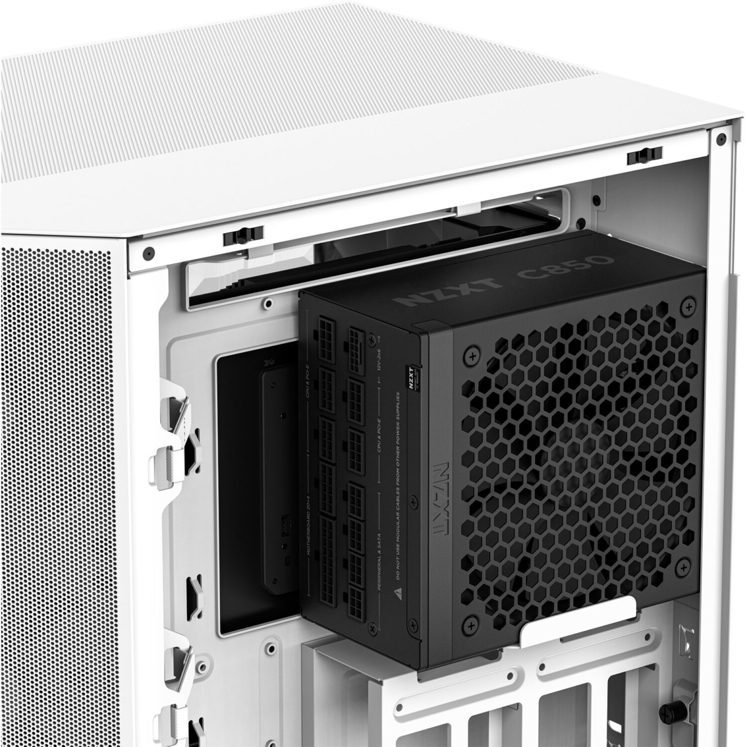 NZXT C850 – 850W ATX 3.1 80 PLUS Gold PSU + Modular + PCIe 5.0 Ready (Black) - Image 7