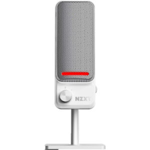 NZXT Capsule Elite – Professional USB Microphone + Cardioid + High-Resolution Audio (White)