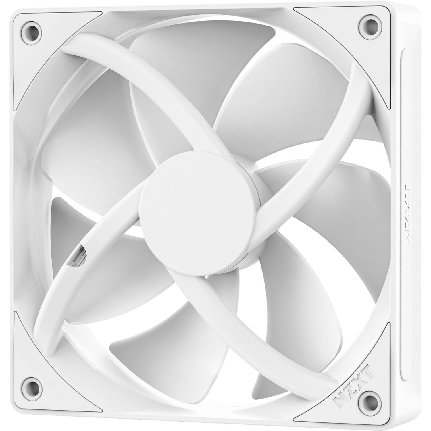 NZXT F120P – High-Static Pressure 120mm Fan + PWM + Fluid Dynamic Bearing (White) - Image 3
