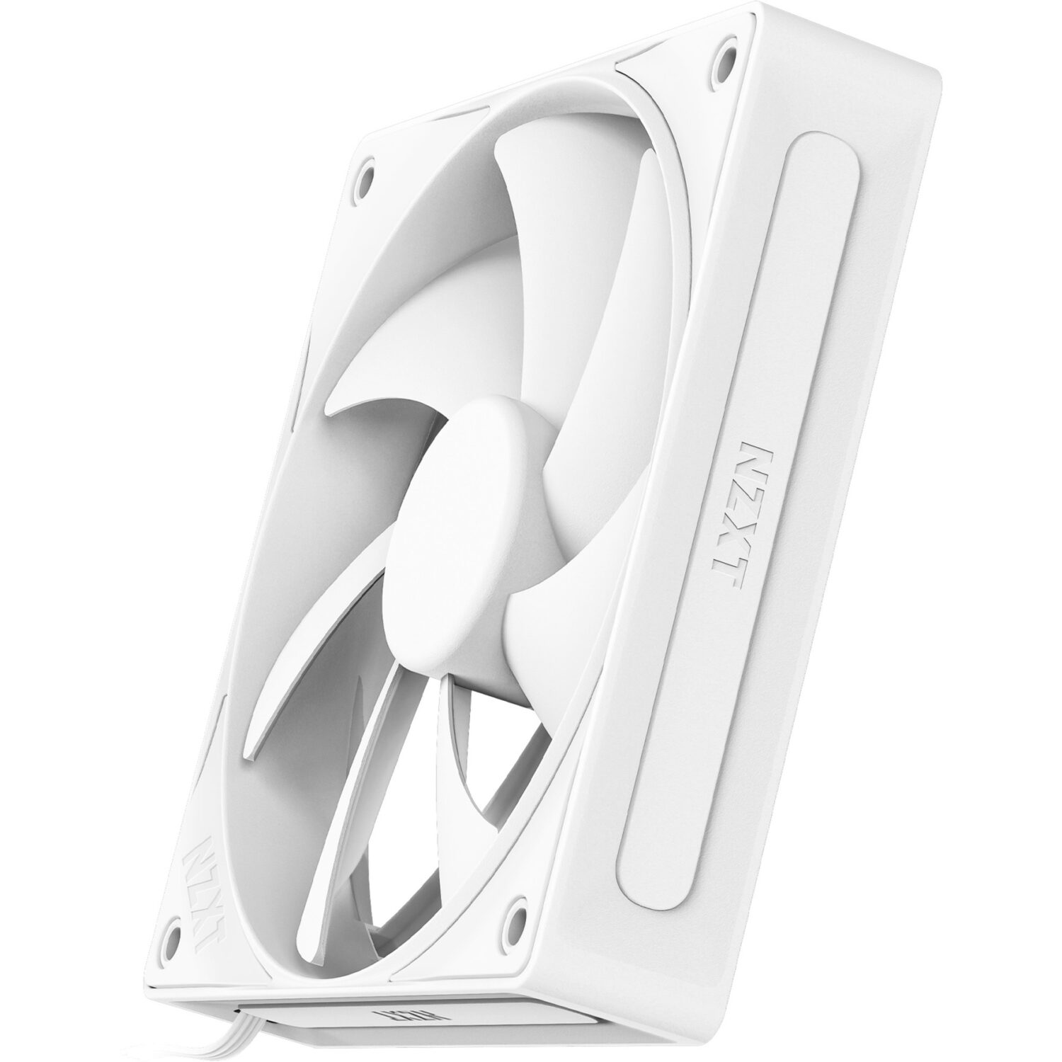 NZXT F120P – High-Static Pressure 120mm Fan + PWM + Fluid Dynamic Bearing (White) - Image 5