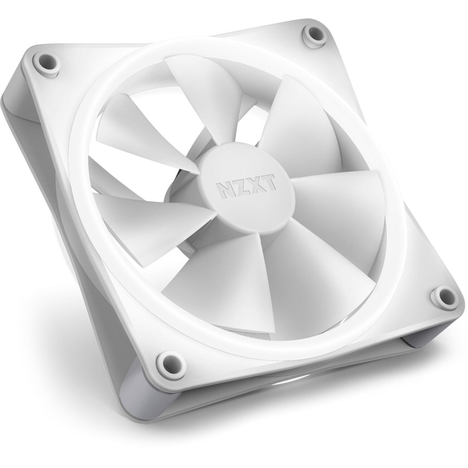 NZXT F120 RGB Duo – Triple Pack 120mm Dual-Ring RGB Fans + Controller + Fluid Dynamic Bearing (White) - Image 3