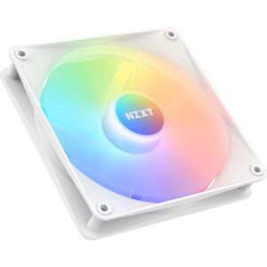 NZXT F140 RGB Core Single 140x140x26 (White, Einzellüfter, ohne Controller, 140 mm)