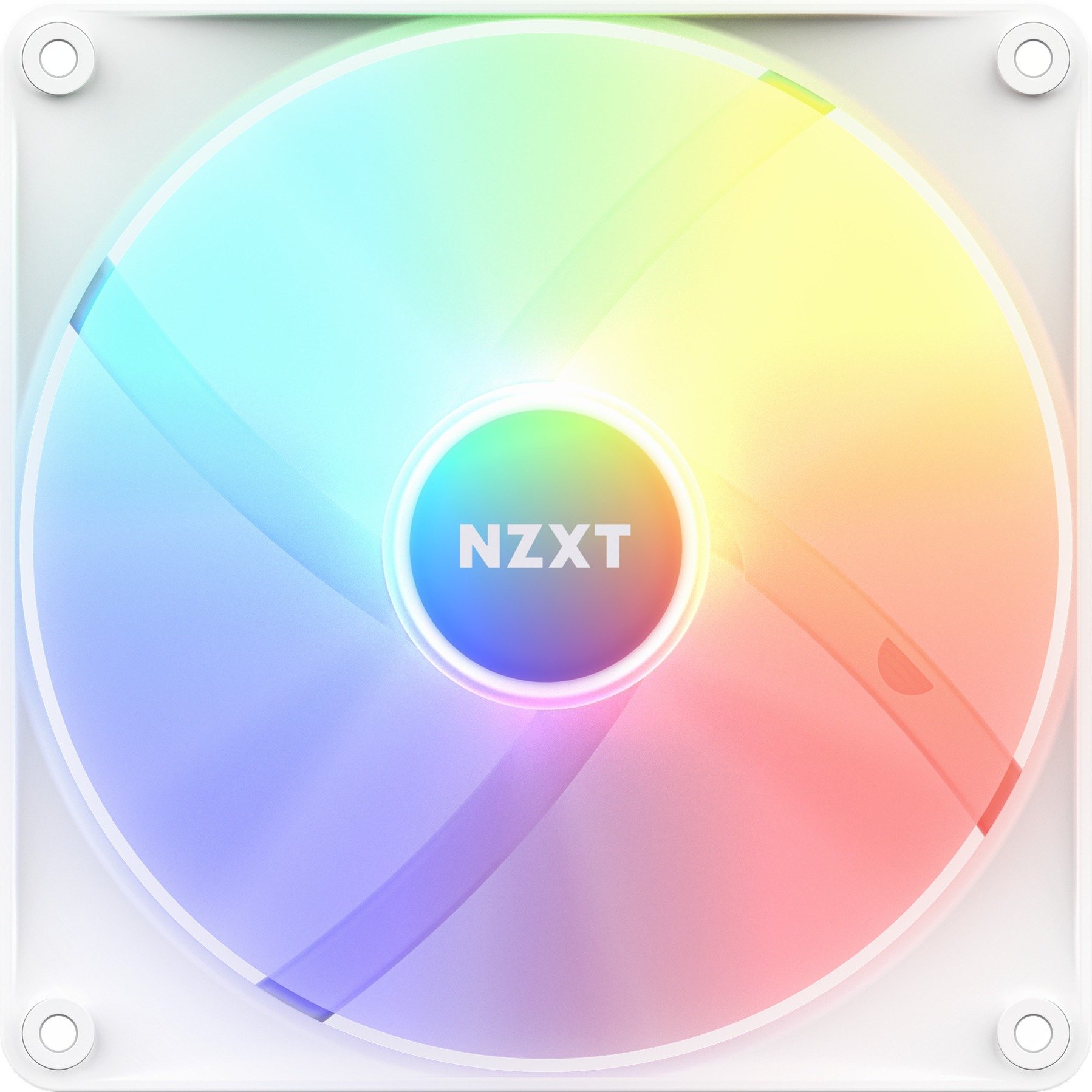 NZXT F140 RGB Core Twin Pack 140x140x26 (White, 2er Pack, inkl. RGB-Controller, 140 mm) - Image 2