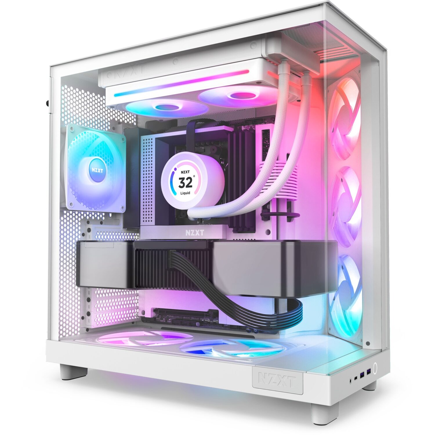 NZXT F240 RGB CORE (White, 240 mm) - Image 7