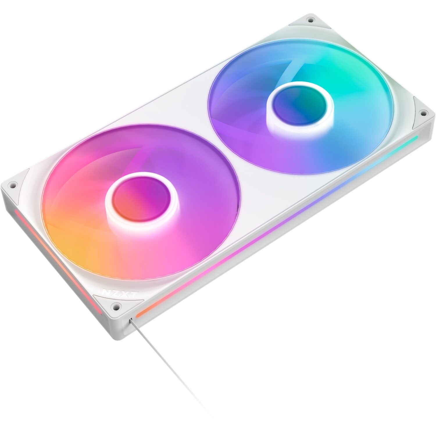 NZXT F280 RGB CORE (White, 280 mm) - Image 3