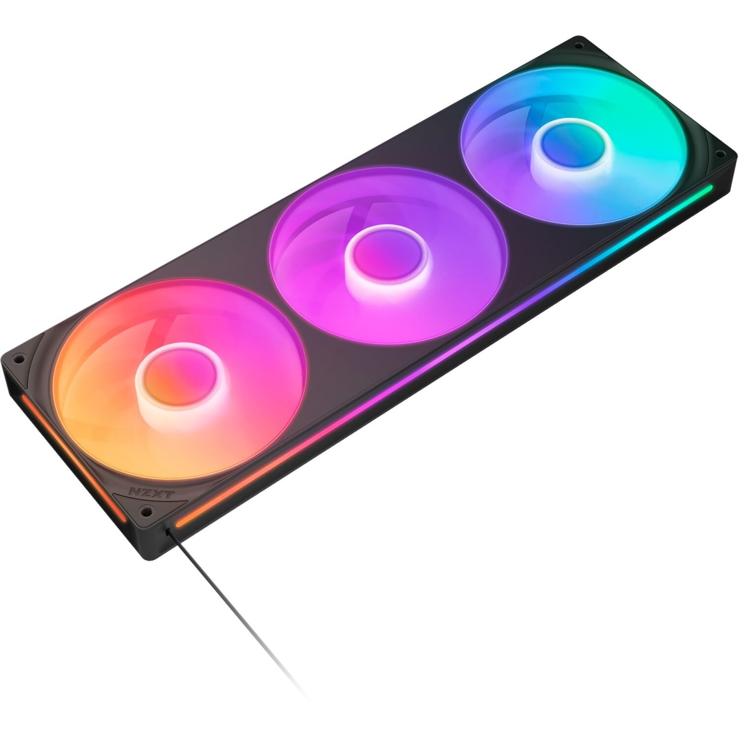 NZXT F360 RGB CORE (Black, 360 mm) - Image 3