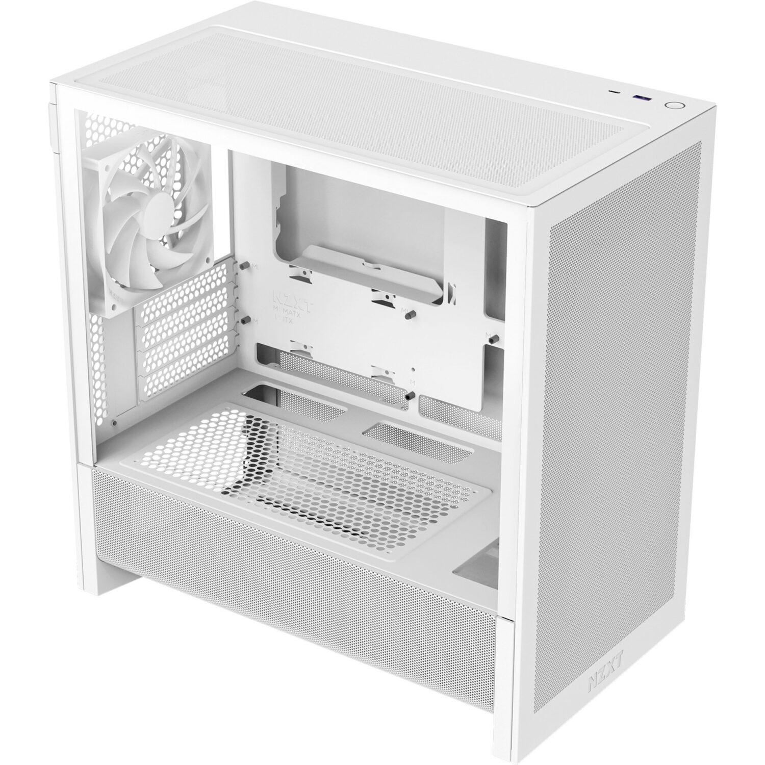 NZXT H3 Flow (White (matt), Tempered Glass)