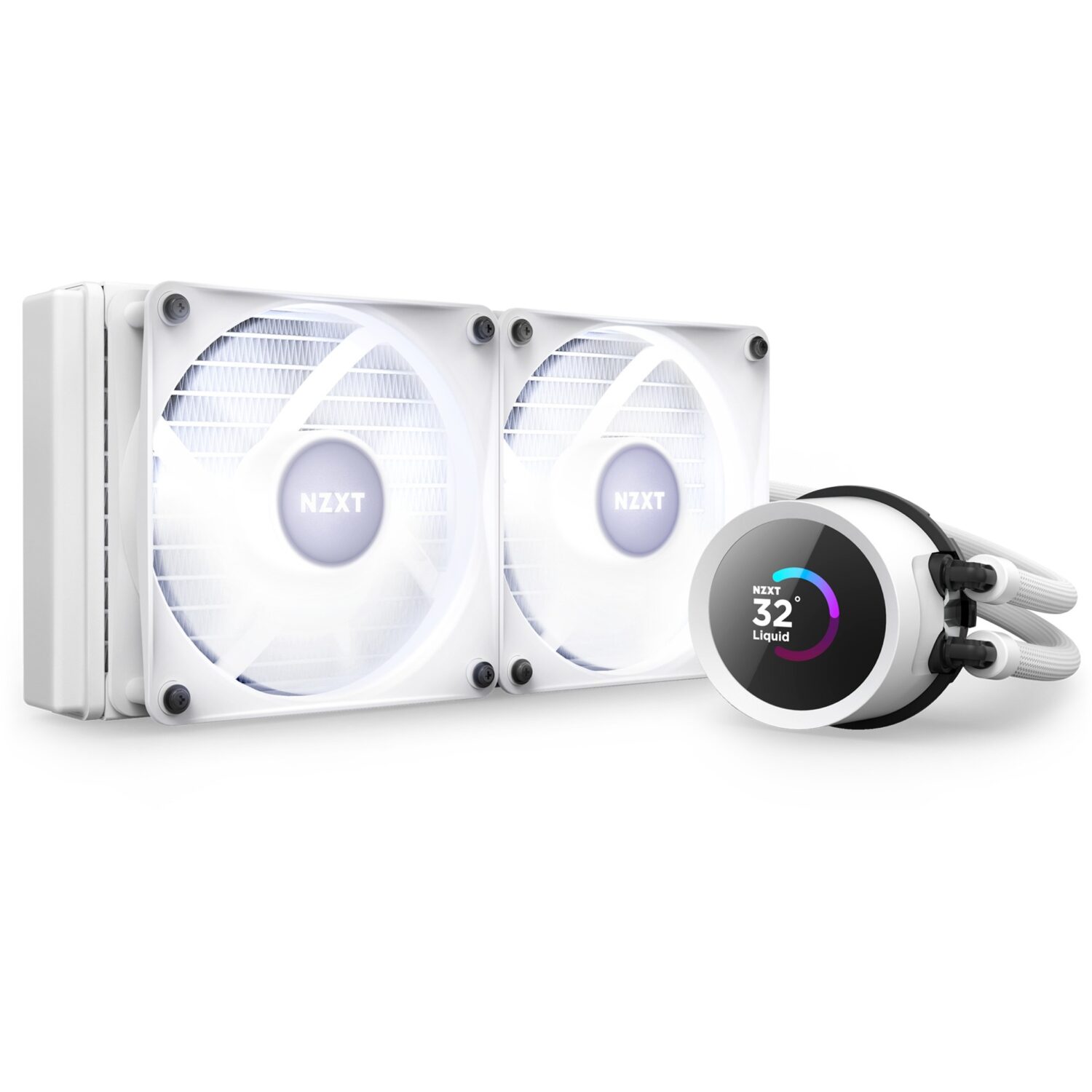 NZXT Kraken 240 RGB 240mm (White) - Image 3