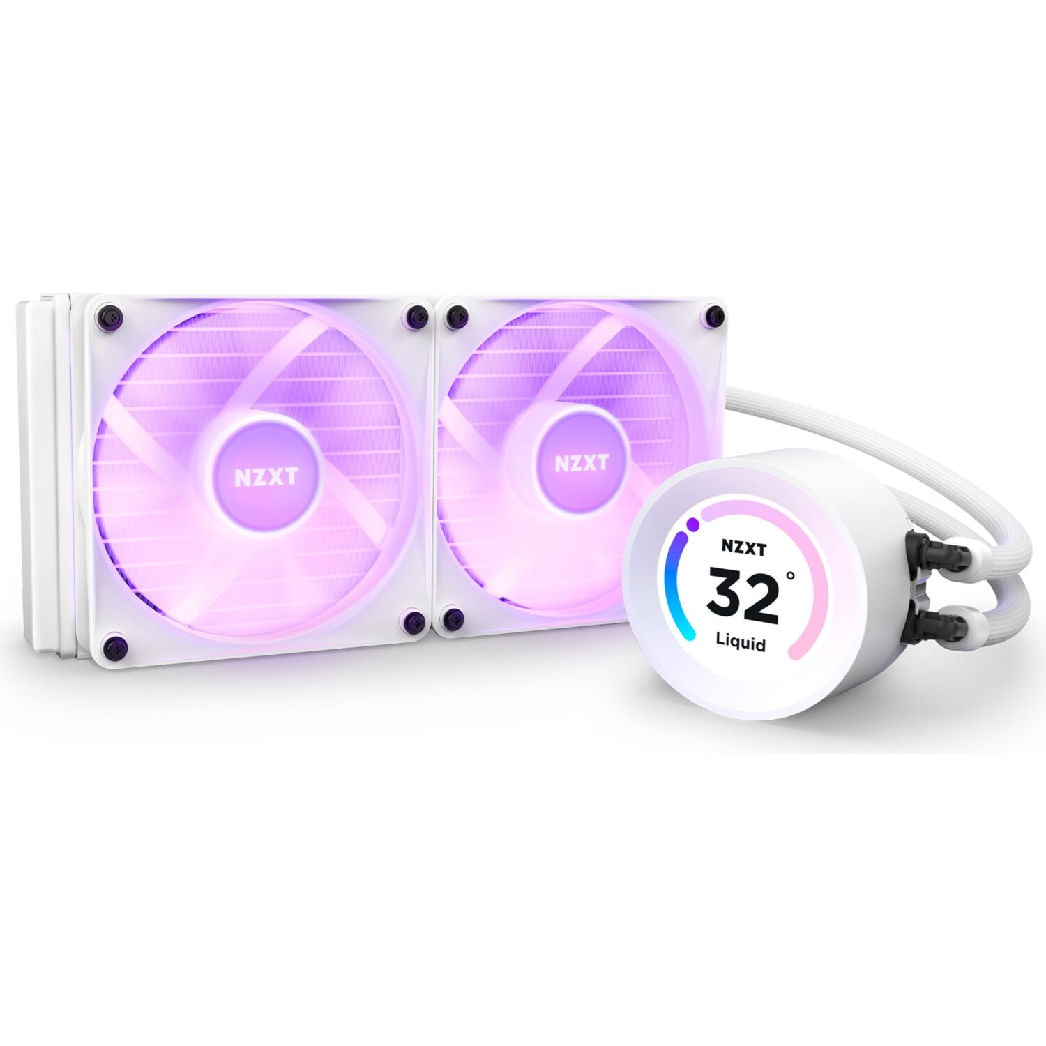 NZXT Kraken Elite 240 RGB 240mm (White) - Image 2