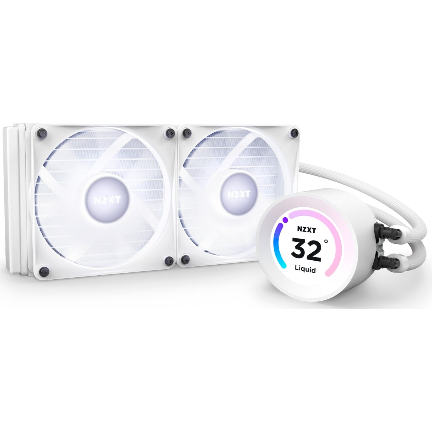 NZXT Kraken Elite 240 RGB 240mm (White) - Image 3