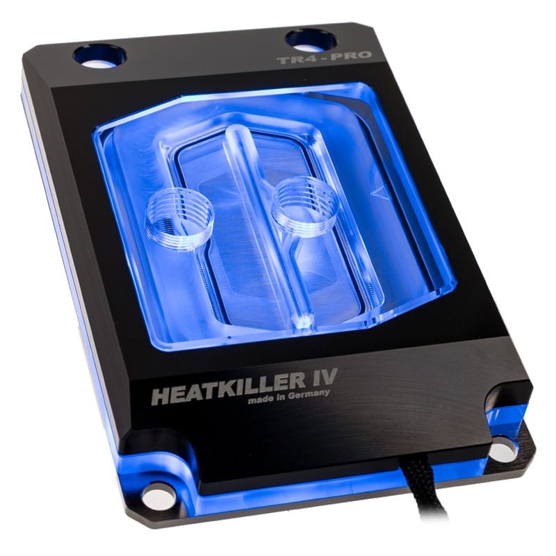 Watercool Heatkiller IV Pro for AMD Threadripper - Black, Acryl + Nickel